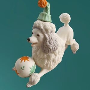 Cybis Circus Dog is Pierre the Performing Poodle